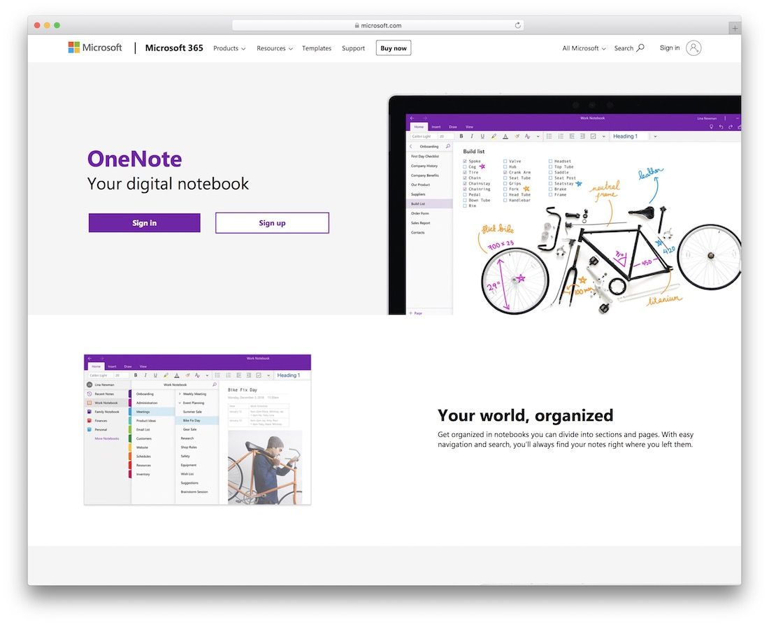 onenoteオンラインメモ取りツール