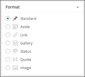 Formato de postagem Post Format