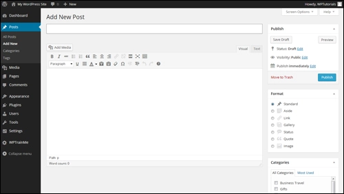 Como criar um novo post no WordPress Step-By-Step Guide To Creating A Post In WordPress