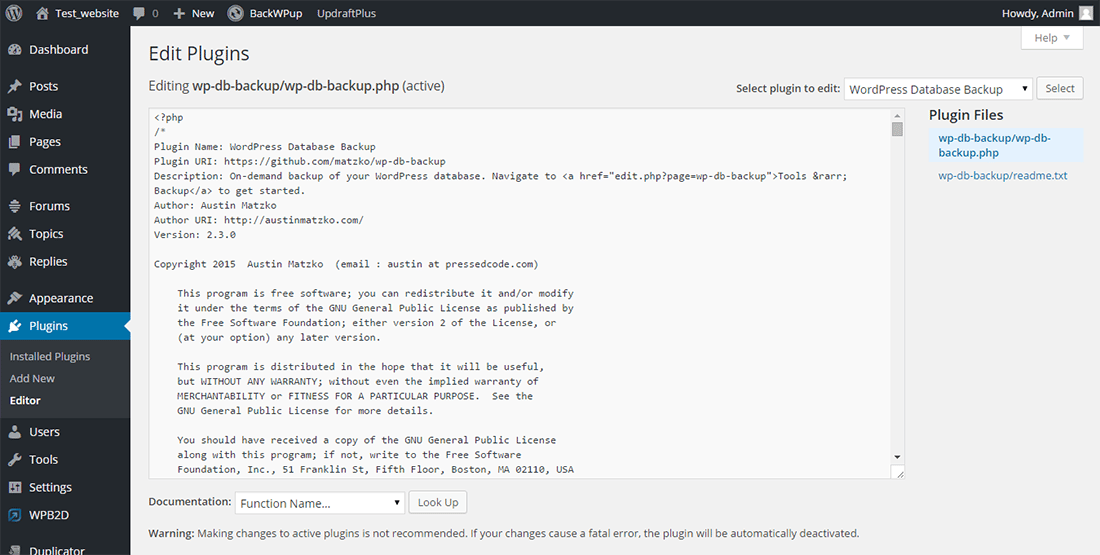 Wp-DB-Backup
