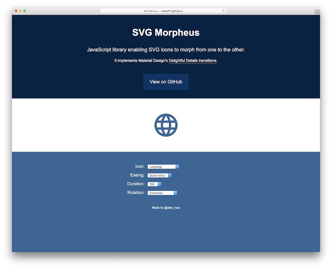 svgmorpheusjsライブラリsvgアイコンツール