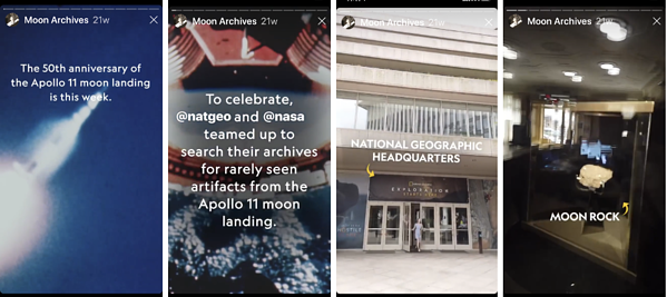 Storia di Instagram della NASA