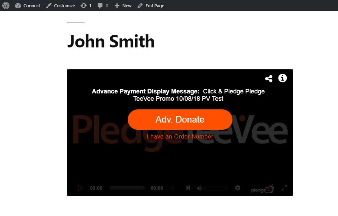 Click & Pledge Connect Plugin by Click & Pledge 데모 페이지