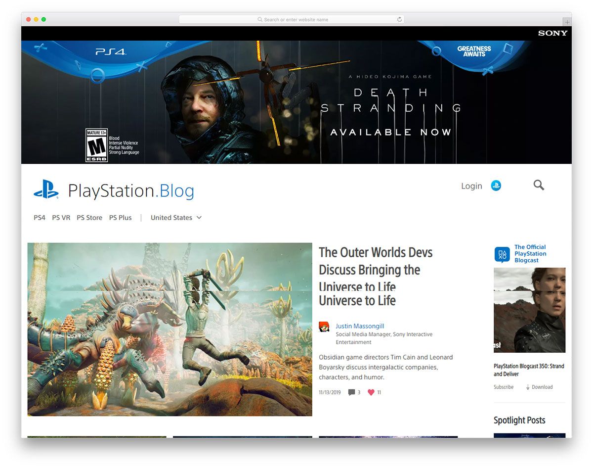 Blog o grach PlayStation