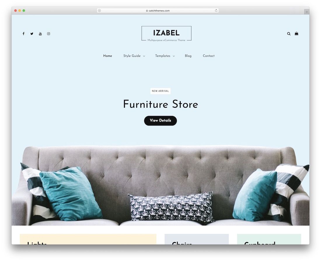 izabel 免费 woocommerce wordpress 主题
