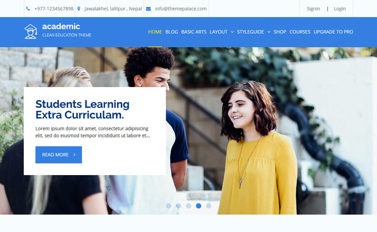Oltre 30 migliori temi WordPress gratuiti per l'istruzione 2022 Academic-Best Free Education WordPress Themes 2018