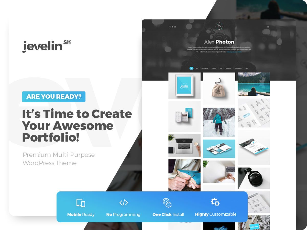 موضوع المحفظة لـ WordPress