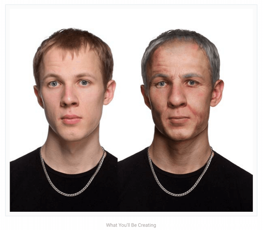 如何在 Adob​​e Photoshop 中让某人看起来更老