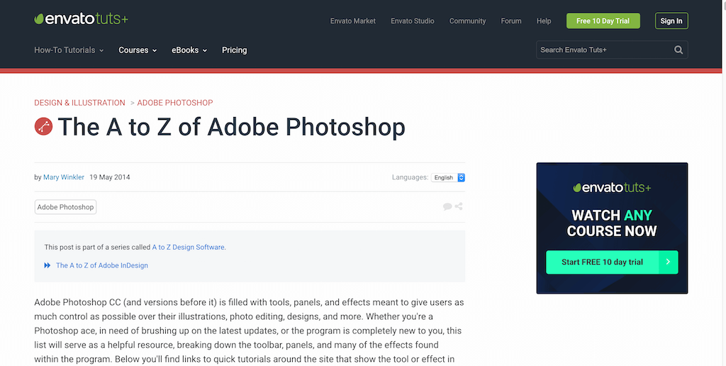 Adobe Photoshop 的 A 到 Z