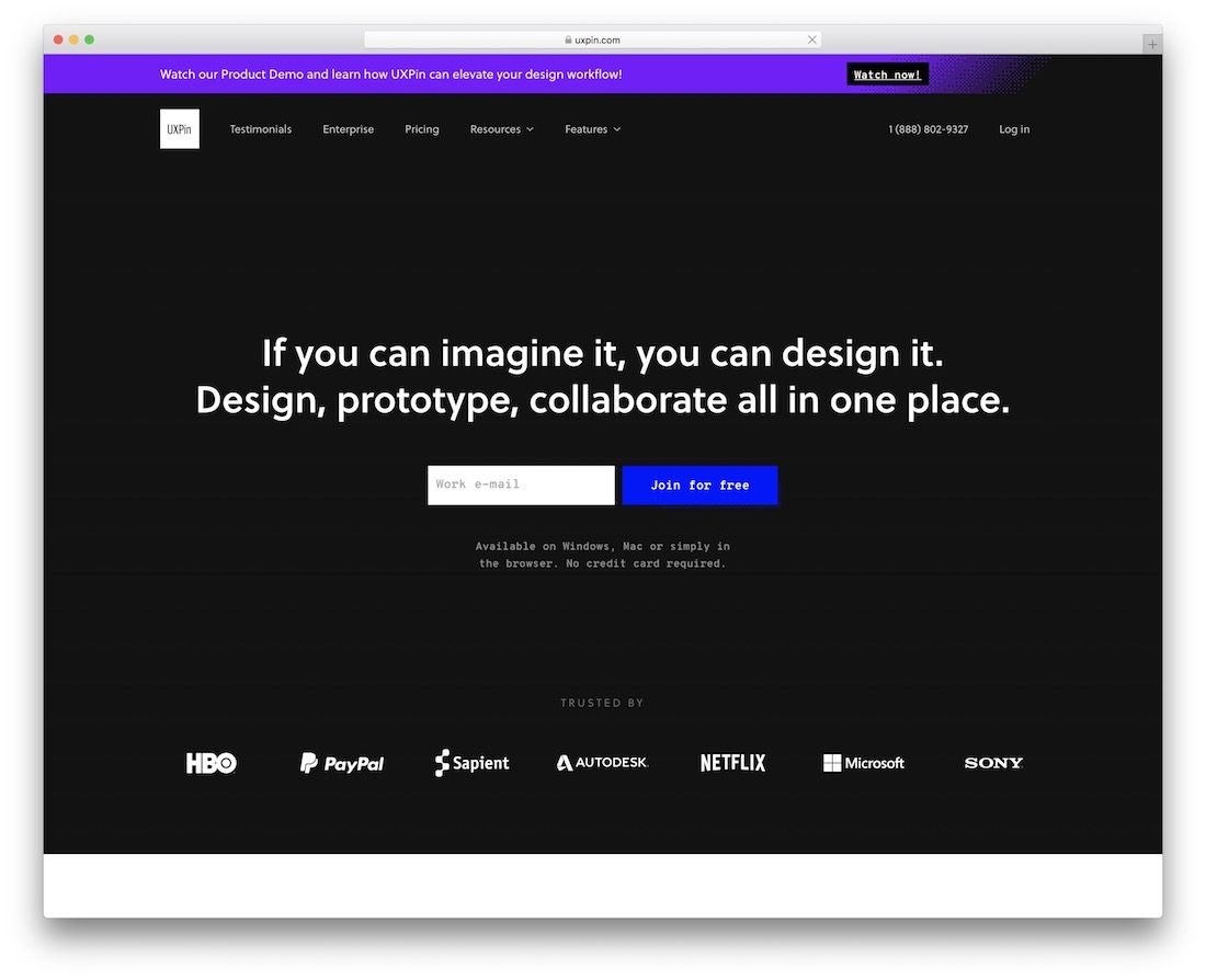 uxpinウェブデザインツール