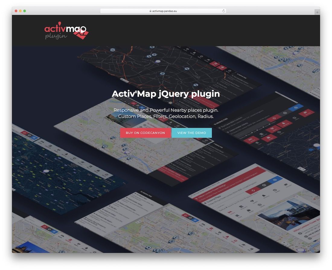 activmap jquery 地图插件