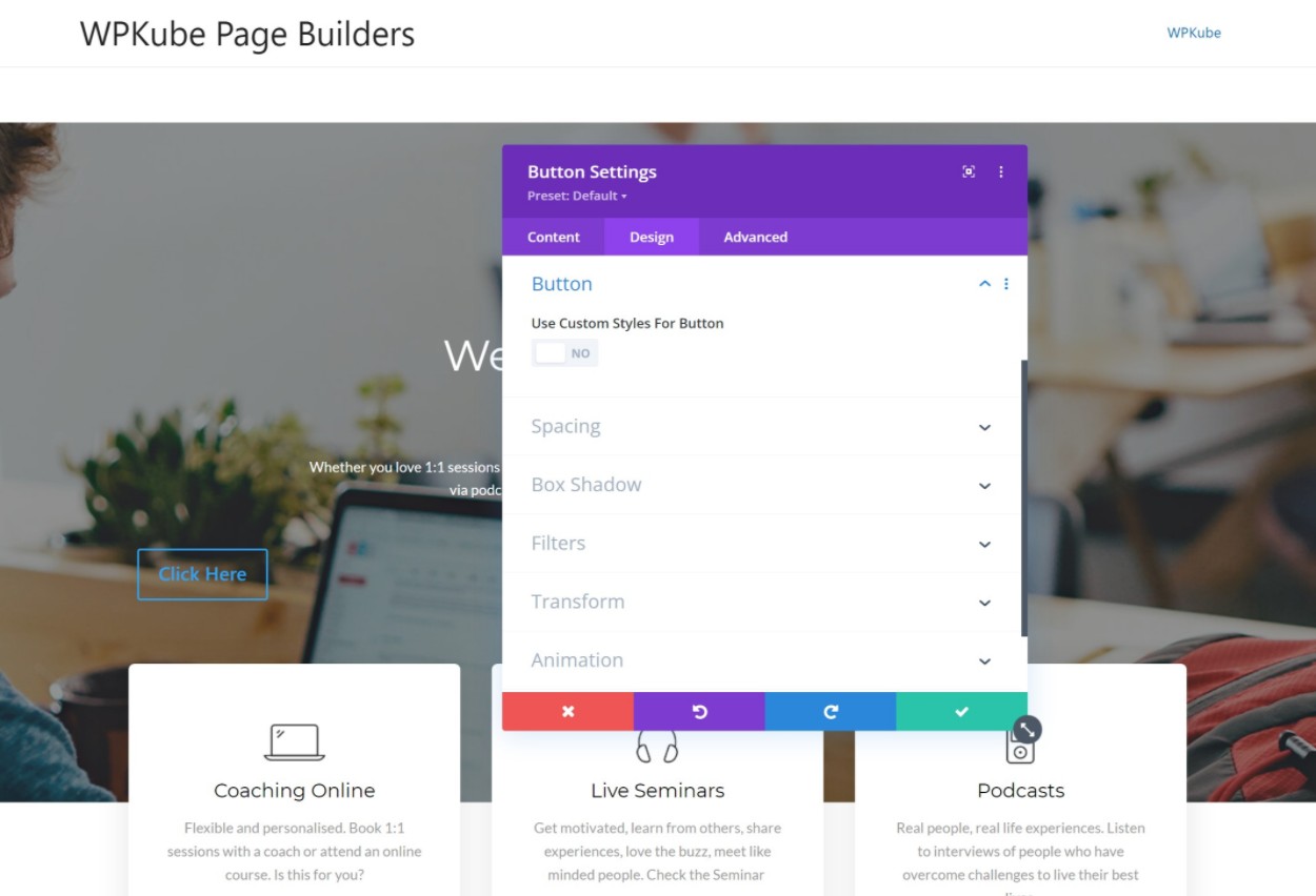 Brizy vs Divi Builder 界面