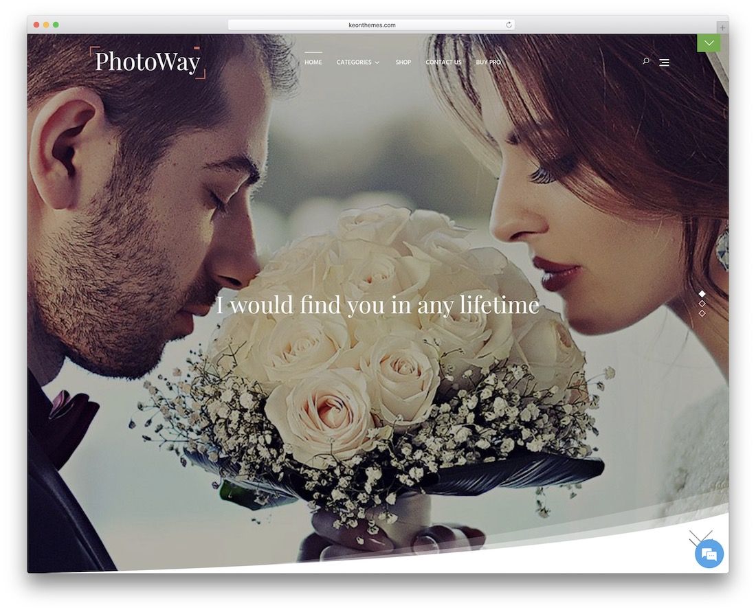 photoway gratuit wordpress fotografie de nuntă temă