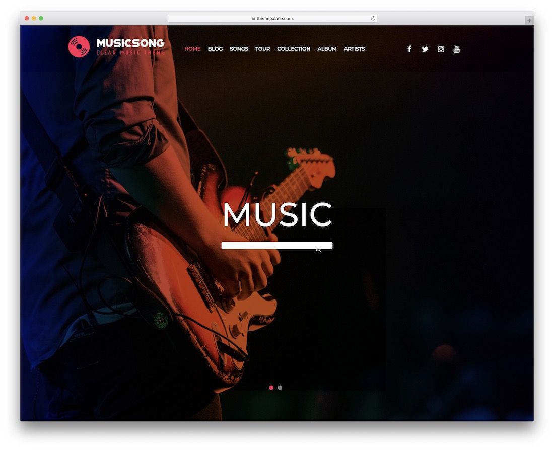 musicsong無料のワードプレスのテーマ
