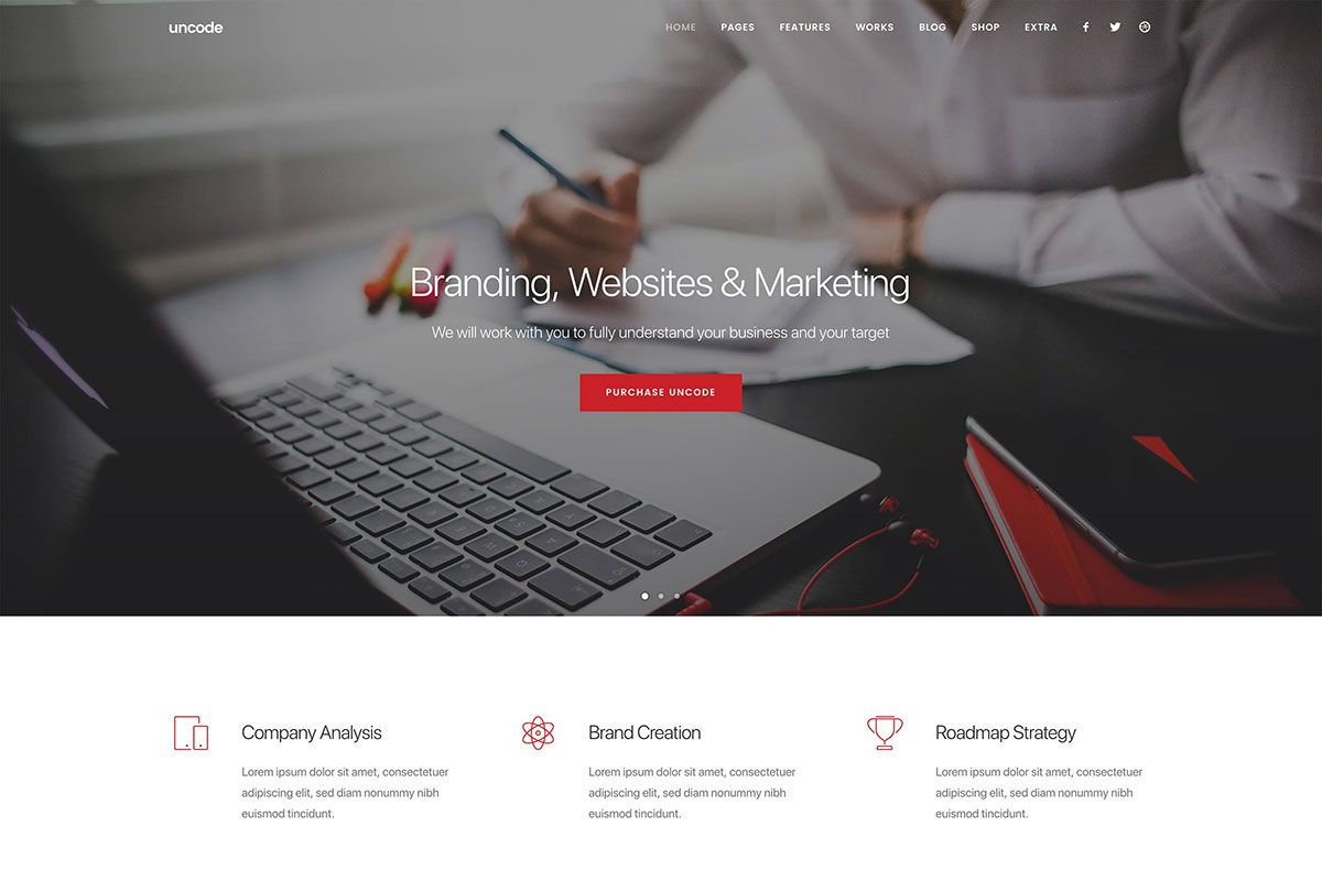小型企業 WordPress 主題