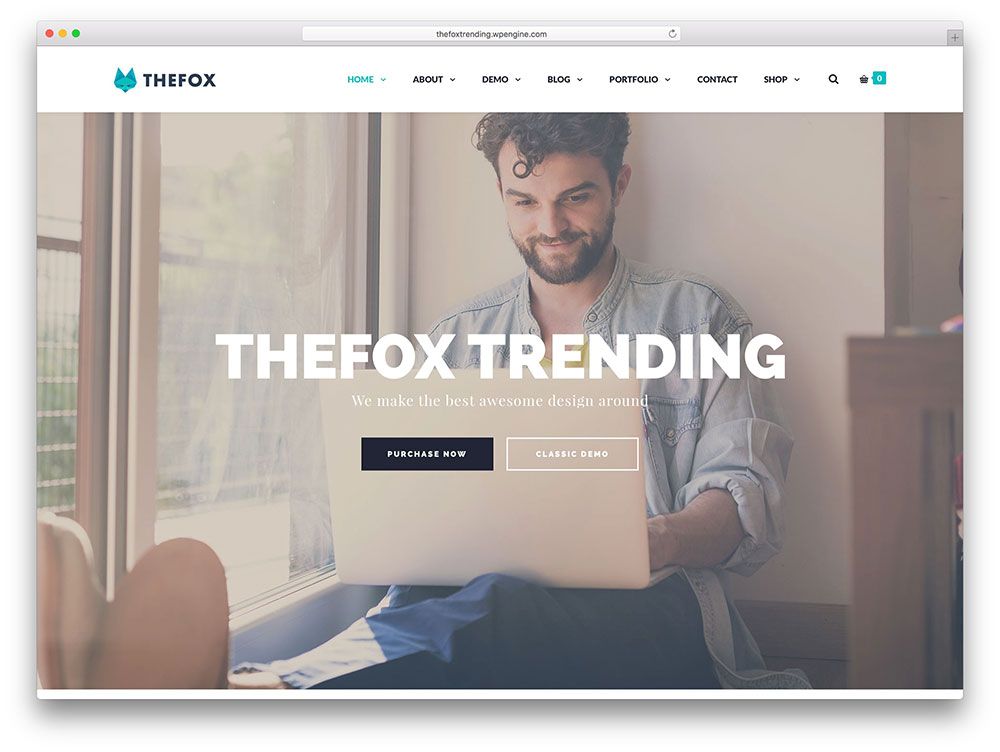thefox - 現代企業主題