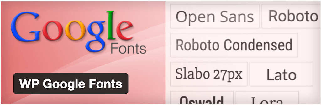 WP Google Yazı Tipleri