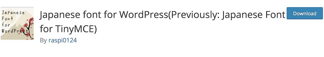 wordpress için japon yazı tipleri