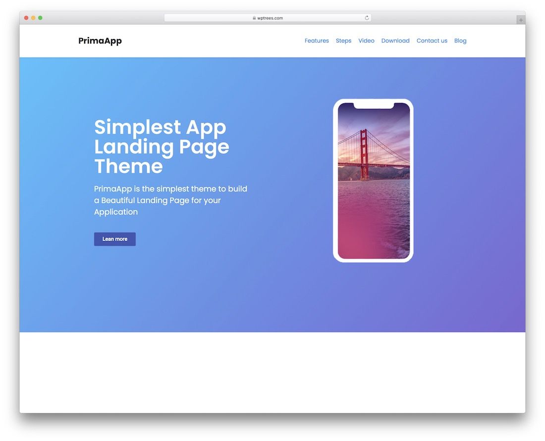 primaapp無料ランディングページワードプレステーマ