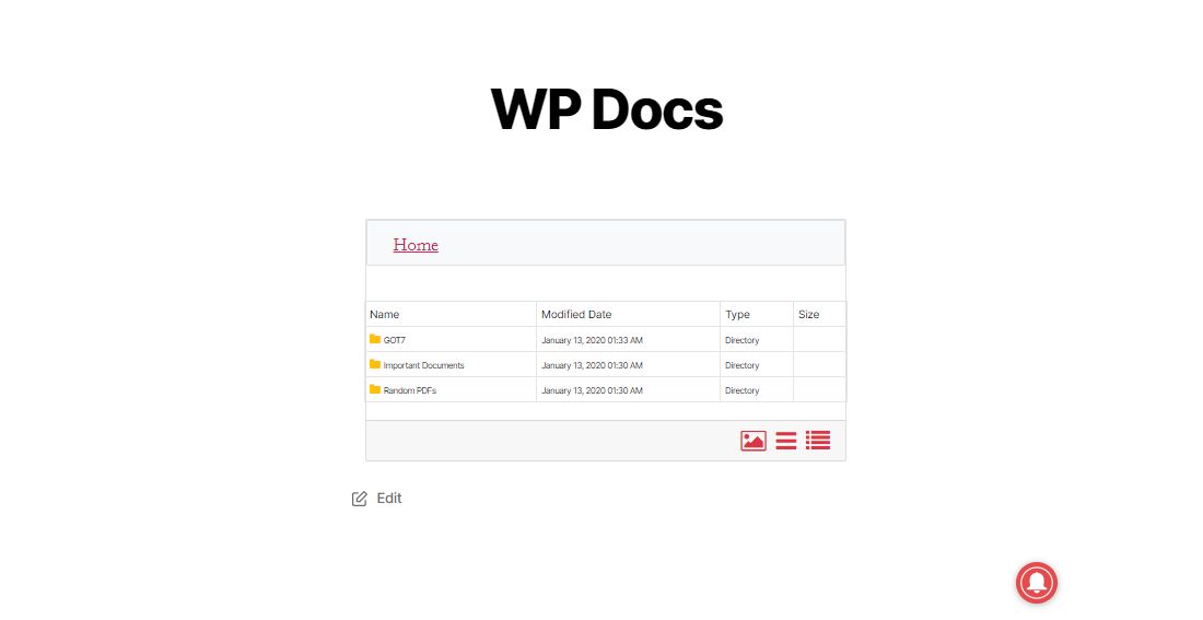 Minimalistyczny projekt do zarządzania dokumentami w Twojej witrynie - WP Docs