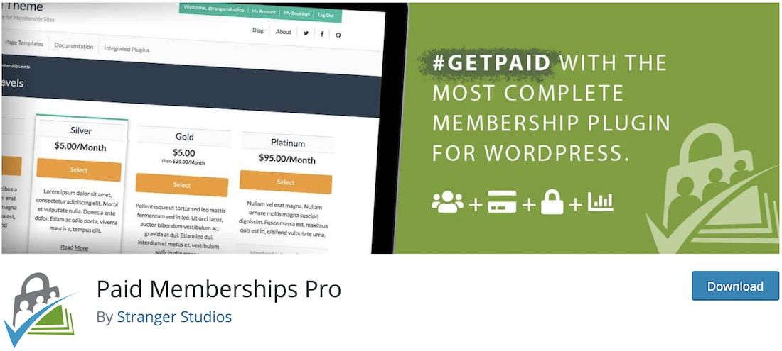付费会员专业版 wordpress 插件