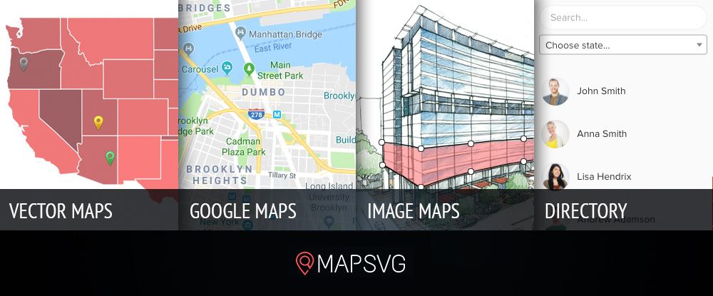mapsvg WordPress 地圖插件