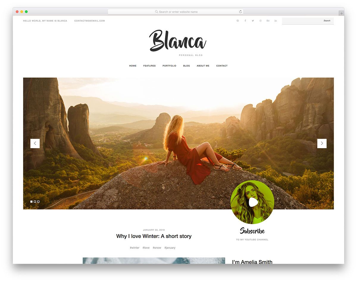 Blanca plantilla gratis