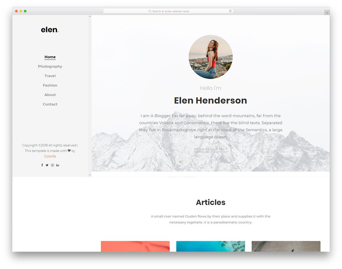 plantilla gratis de elen