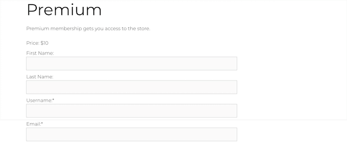 회원가입 페이지 Membership registration page