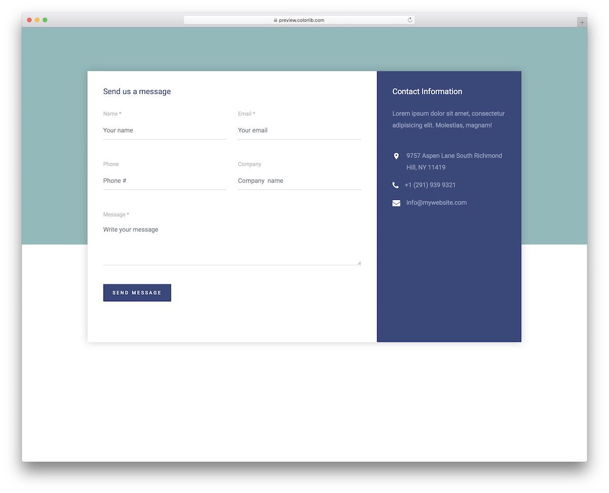 formulaire de contact 17