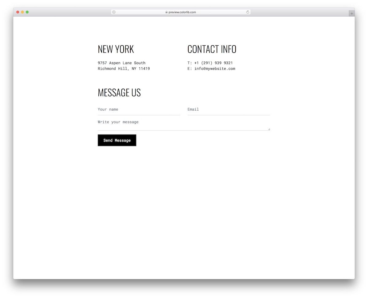 formulaire de contact 15