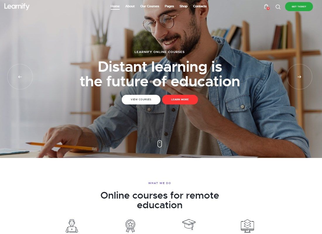 Learnify - Tema WordPress Kursus Pendidikan Online