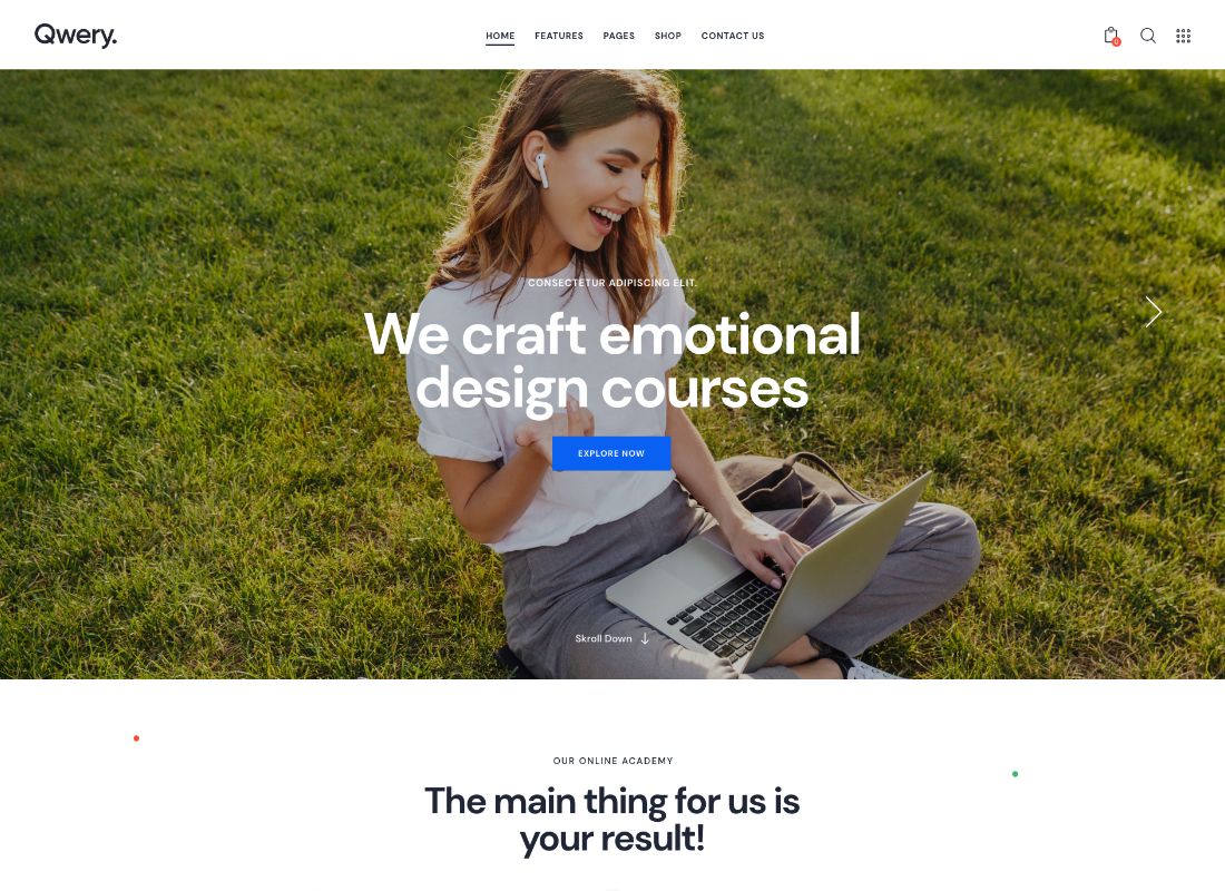 Qwery - Tema WordPress Bisnis Serbaguna + RTL