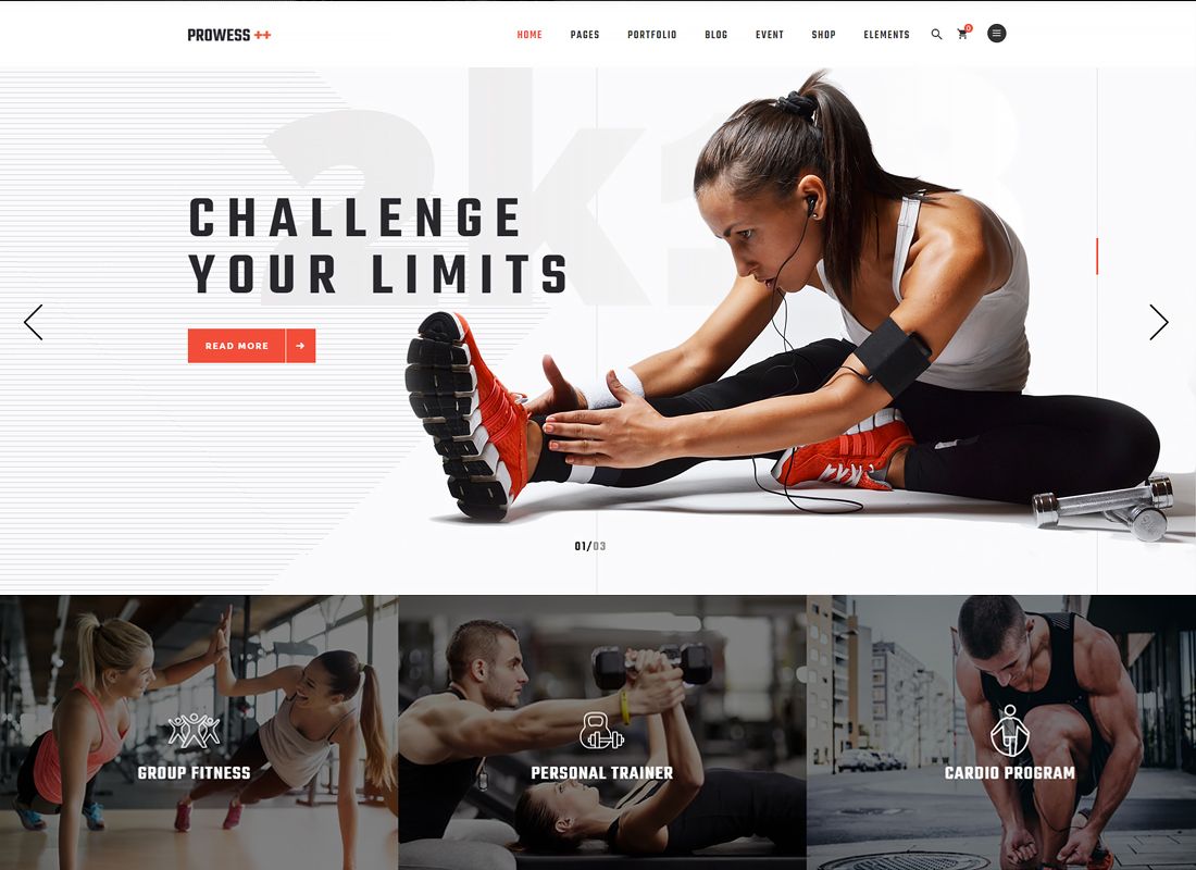 Kecakapan | Tema WordPress Kebugaran dan Gym