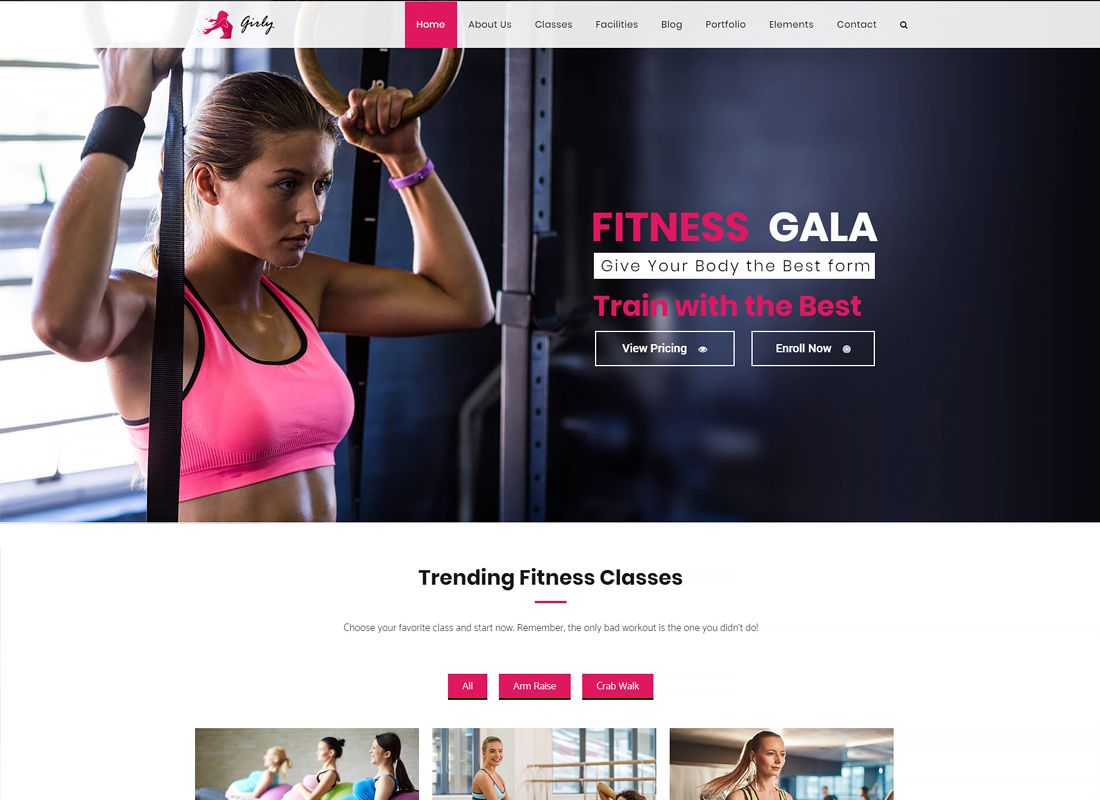 Gym | Tema WordPress Kebugaran & Gym