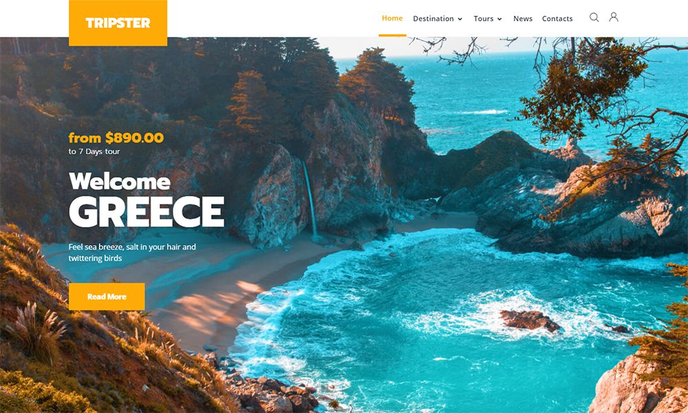 Tripster - Travel Agency Modern Elementor WordPress 主题