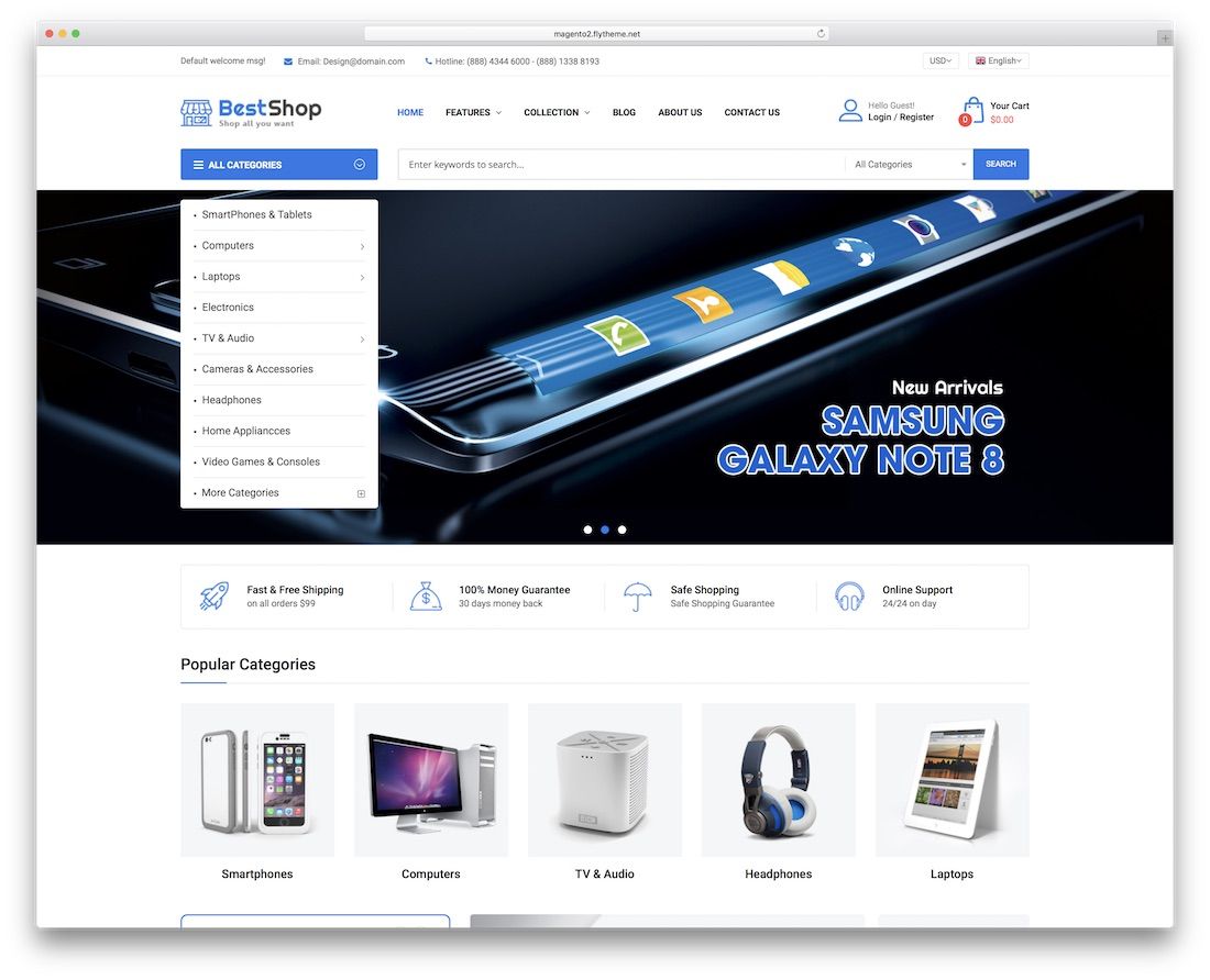 bestshop magento 主题