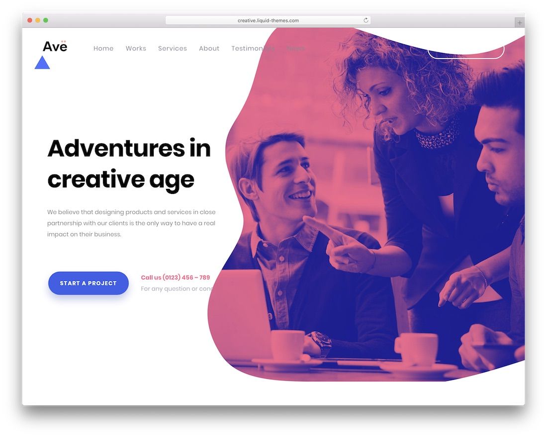ave tema wordpress baru