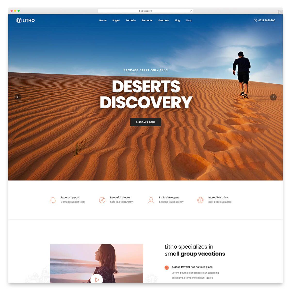 litho tema wordpress baru