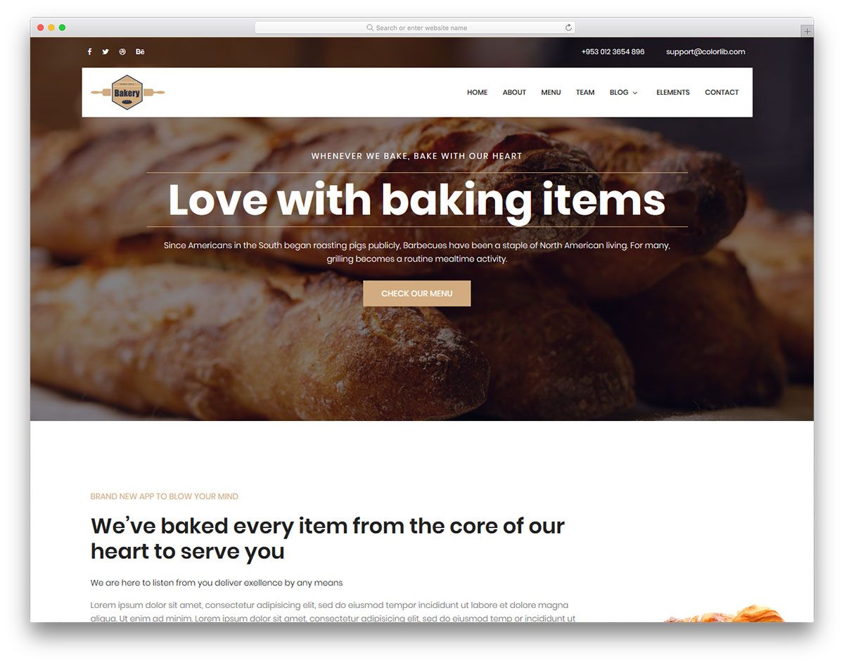 Modello gratuito da forno
