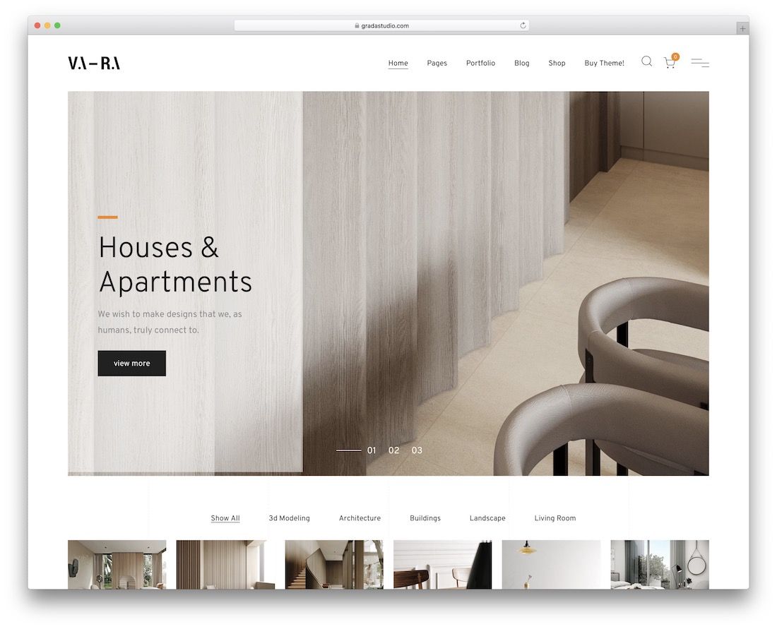 vara tema wordpress layar penuh