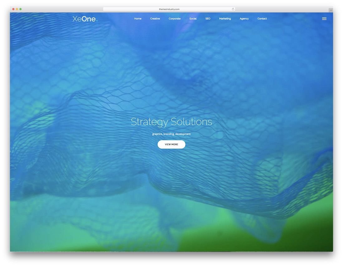 templat situs web layar penuh xeone