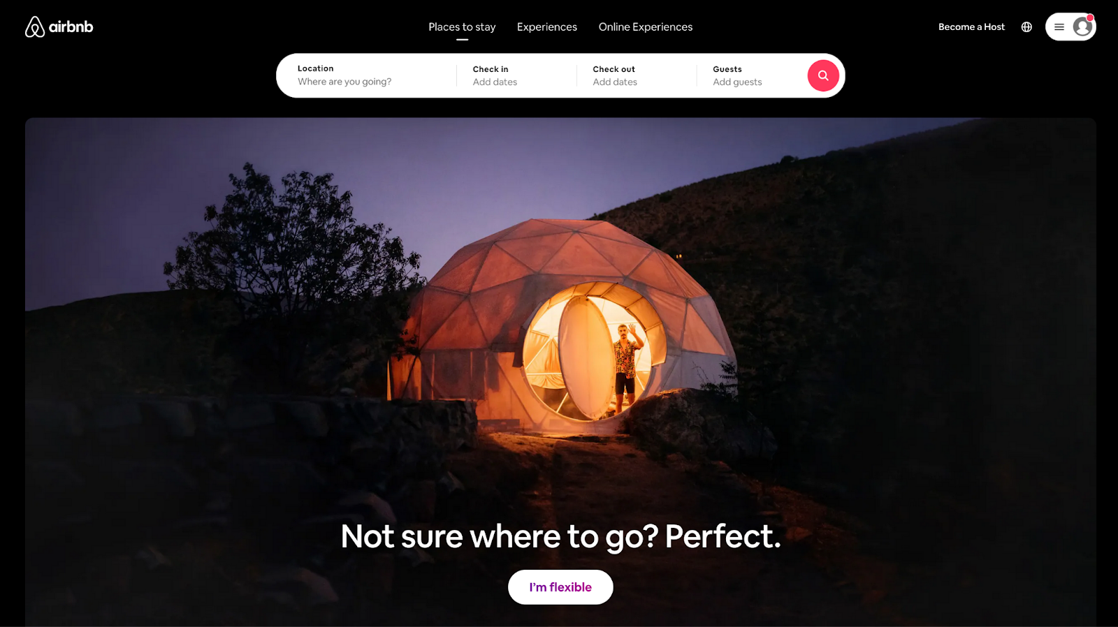 Contoh identitas visual Air BnB