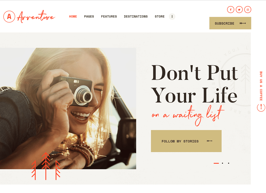 Przygoda | Osobisty blog dotyczący podróży i stylu życia Motyw WordPress