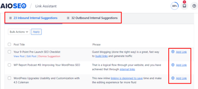 Temukan peluang tautan internal dan halaman yatim piatu Find internal link opportunities and orphaned pages