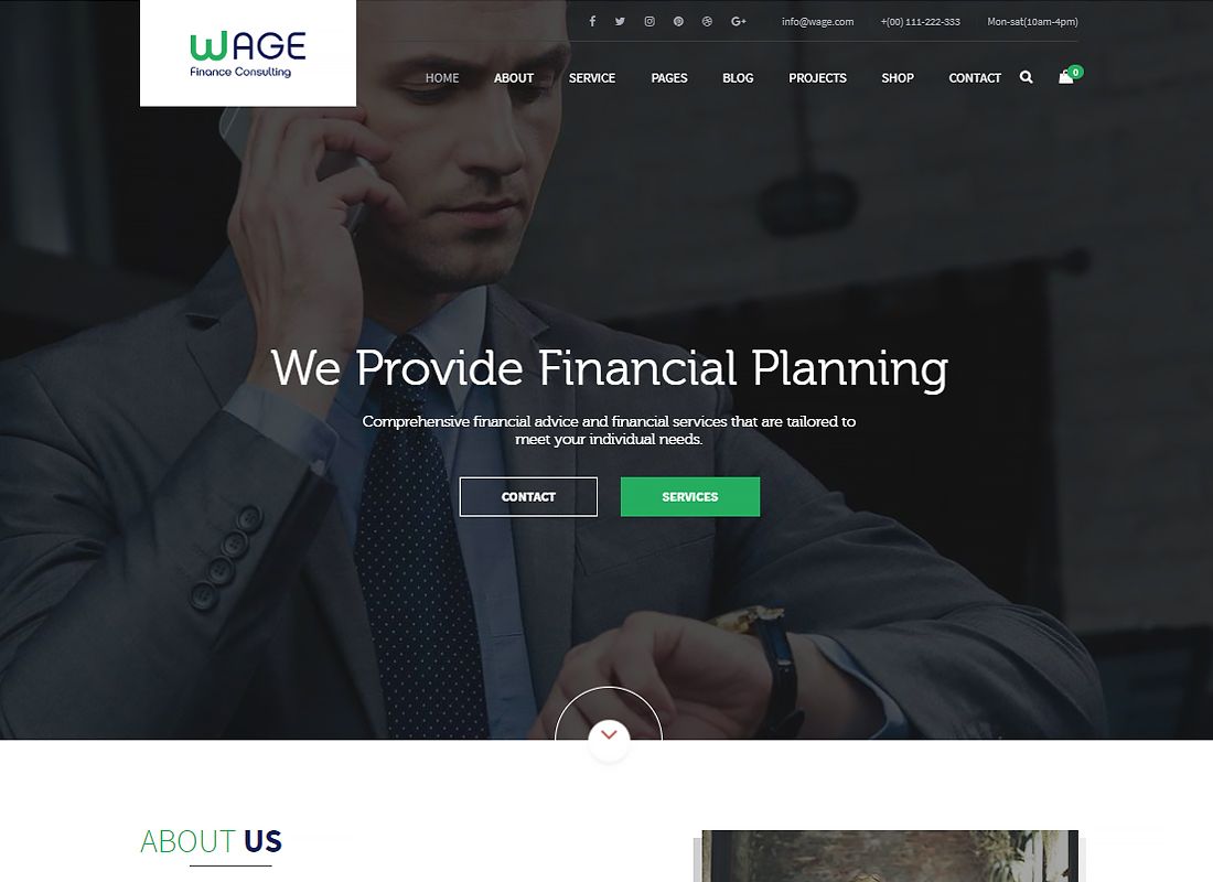 Wage - موضوع وورد الأعمال والتمويل