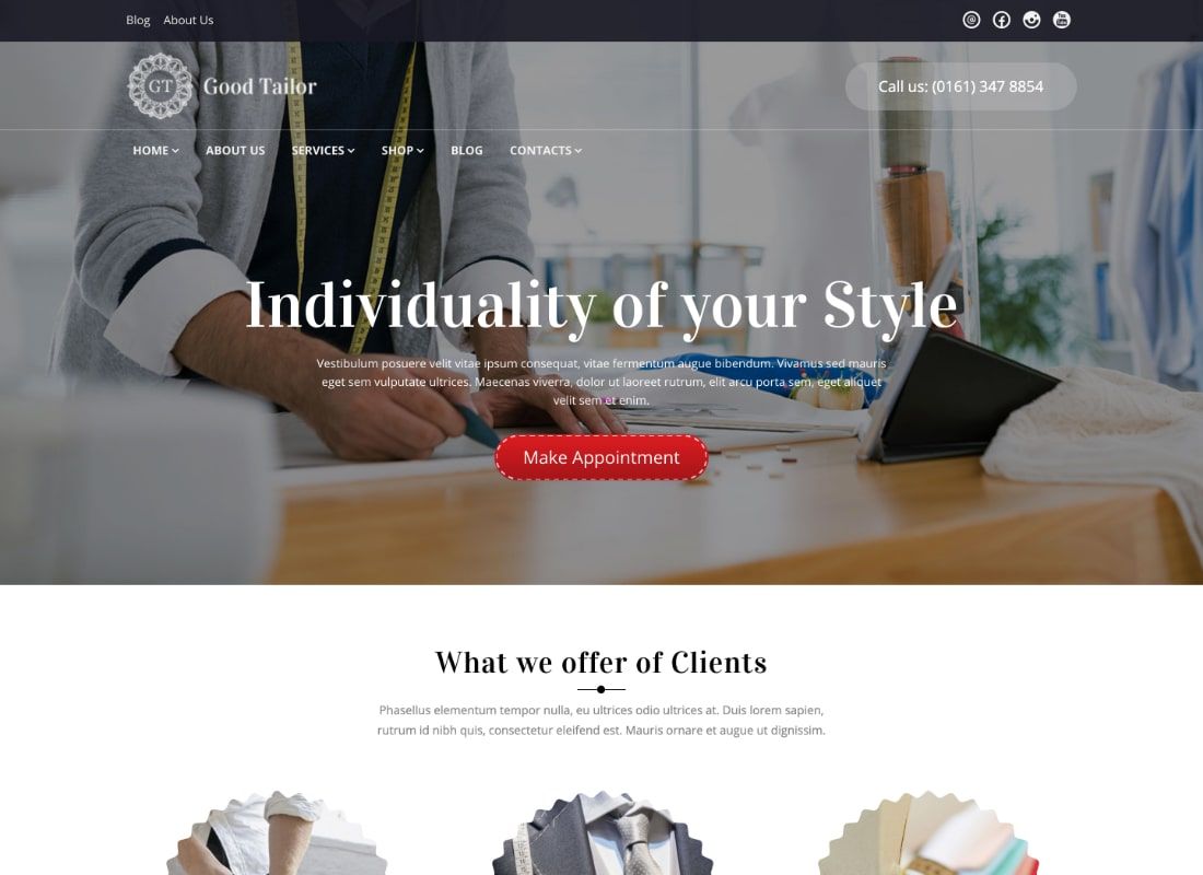 Penjahit yang Baik | Tema WordPress Fashion & Layanan Menjahit