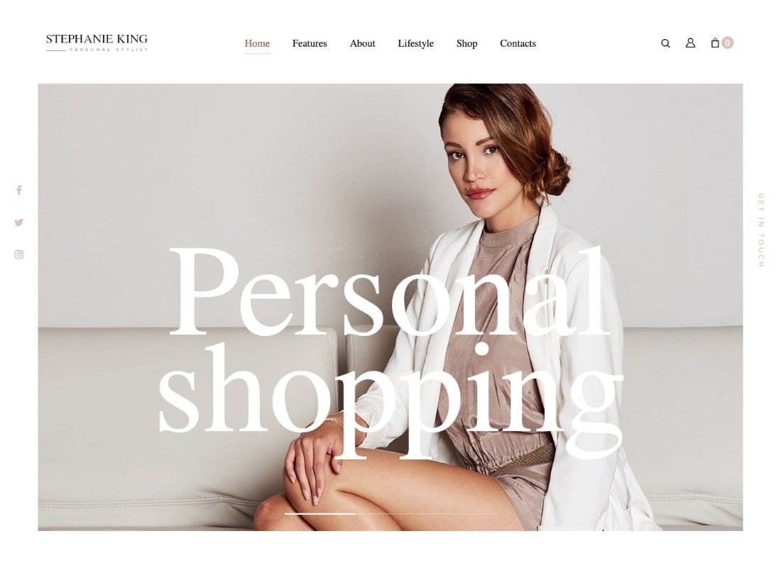 S.King | Tema Personal Stylist dan Fashion Blogger WordPress