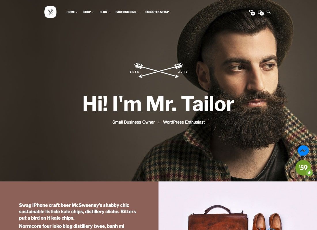 Tuan Penjahit | Tema WooCommerce Responsif