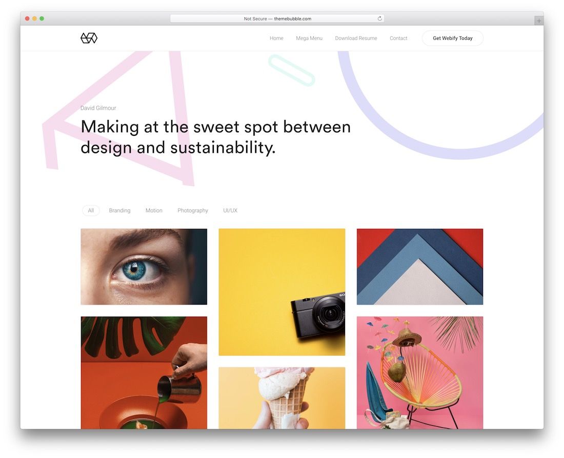 webify 아름다운 WordPress 테마